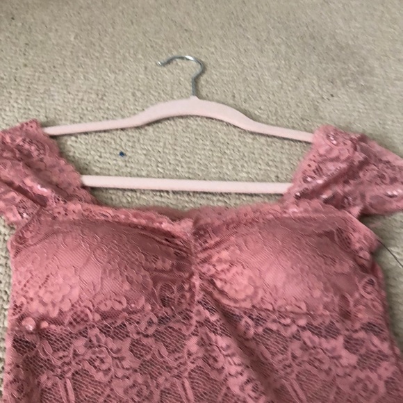pink lace body suit - Picture 4 of 5